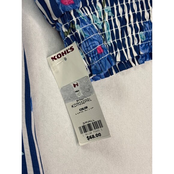 Draper James RSVP Womens Floral Striped Shift Dress Size S New Without Belt - Picture 9 of 10